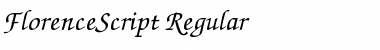 Download FlorenceScript Regular Font Title Preview