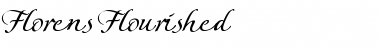 Download Florens Flourished Regular Font Title Preview