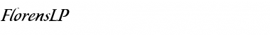 Download FlorensLP RomanItalic Font Title Preview
