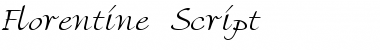 Download Florentine Script Regular Font Title Preview