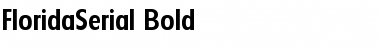 Download FloridaSerial Bold Font Title Preview