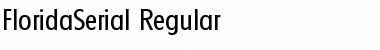 Download FloridaSerial Regular Font Title Preview