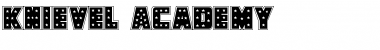 Download Knievel Academy Regular Font Title Preview