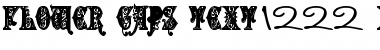 Download FlowerCapsText1222 Bold Font Title Preview