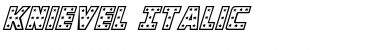 Download Knievel Italic Italic Font Title Preview