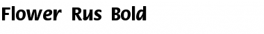 Download Flower Rus Bold Font Title Preview