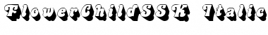 Download FlowerChildSSK Italic Font Title Preview