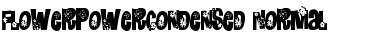 Download FlowerPowerCondensed Normal Font Title Preview