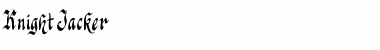 Download Knight Jacker Knight Jacker Font Title Preview