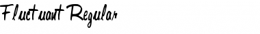 Download Fluctuant Regular Font Title Preview