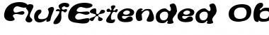 Download FlufExtended Oblique Font Title Preview