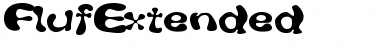 Download FlufExtended Regular Font Title Preview