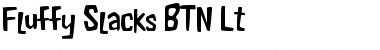 Download Fluffy Slacks BTN Lt Regular Font Title Preview