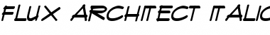 Download Flux Italic Font Title Preview