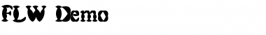 Download FLW Demo Normal Font Title Preview