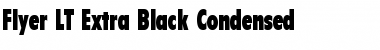 Download Flyer LT ExtraBlackCondensed Regular Font Title Preview