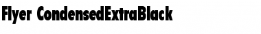 Download Flyer-CondensedExtraBlack Extra Black Font Title Preview