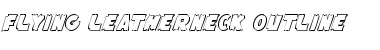 Download Flying Leatherneck Outline Outline Font Title Preview