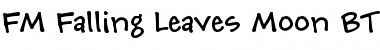 Download FM Falling Leaves Moon BT Roman Font Title Preview