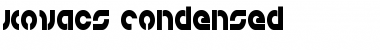 Download Kovacs Condensed Condensed Font Title Preview