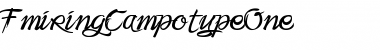 Download Fmiring Campotype One Regular Font Title Preview