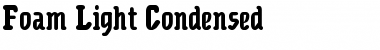 Download Foam Light Condensed Regular Font Title Preview
