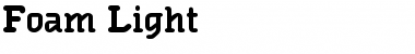 Download Foam Light Regular Font Title Preview