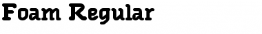 Download Foam Regular Regular Font Title Preview