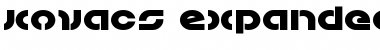 Download Kovacs Expanded Expanded Font Title Preview