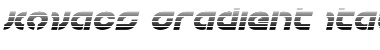 Download Kovacs Gradient Italic Italic Font Title Preview