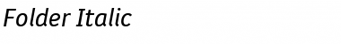 Download Folder Italic Font Title Preview