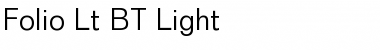 Download Folio Lt BT Light Font Title Preview
