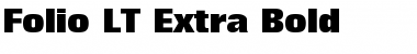 Download Folio LT Medium Bold Font Title Preview