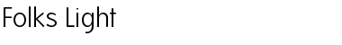 Download Folks-Light Regular Font Title Preview