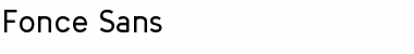 Download Fonce Sans Regular Font Title Preview