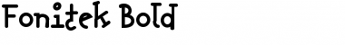 Download Fonitek Bold Font Title Preview