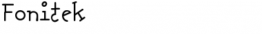 Download Fonitek Regular Font Title Preview