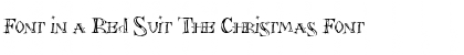 Download Font in a Red Suit The Christmas Font Font Title Preview