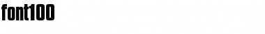 Download font100 Regular Font Title Preview