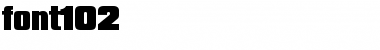 Download font102 Regular Font Title Preview