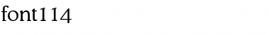 Download font114 Regular Font Title Preview