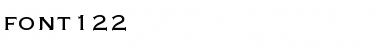 Download font122 Regular Font Title Preview