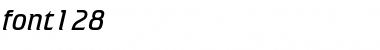 Download font128 Normal Font Title Preview