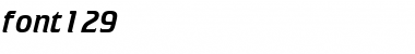 Download font129 Normal Font Title Preview