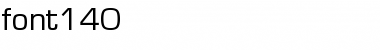 Download font140 Normal Font Title Preview