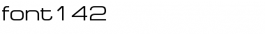 Download font142 Normal Font Title Preview