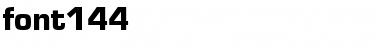 Download font144 Regular Font Title Preview