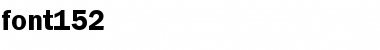 Download font152 Regular Font Title Preview