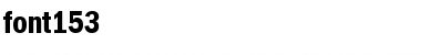 Download font153 Regular Font Title Preview