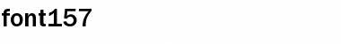 Download font157 Regular Font Title Preview